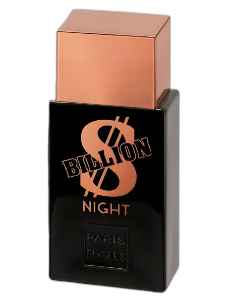 Frasco del perfume Paris Elysees Billion Dollar Night Eau de Toilette