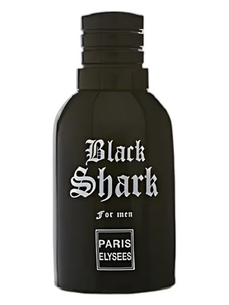 Frasco del perfume Paris Elysees Black Shark