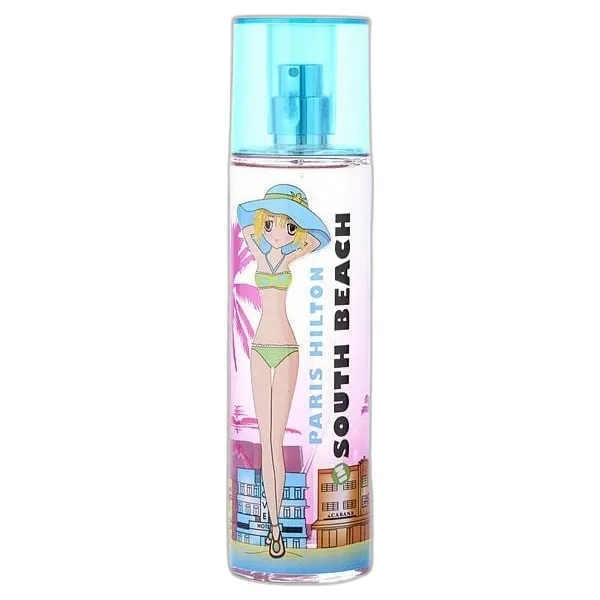 Frasco del perfume Paris Hilton Passport South Beach Eau de Toilette