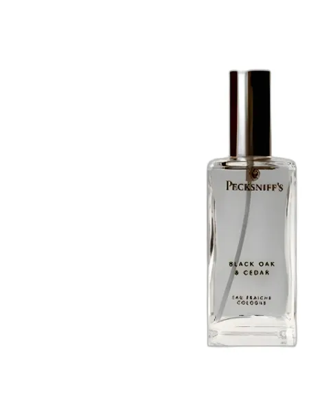 Frasco del perfume Pecksniff's Black Oak & Cedar