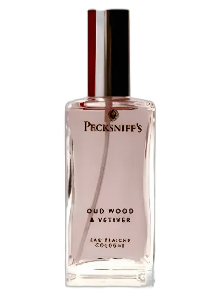 Frasco del perfume Pecksniff's Oud Wood & Vetiver