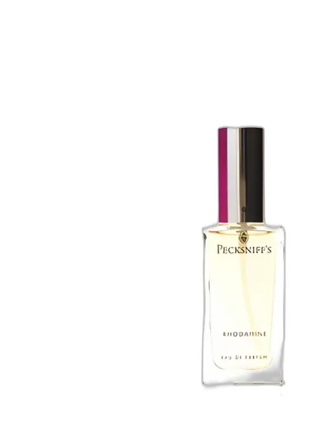 Frasco del perfume Pecksniff's Rhodamine