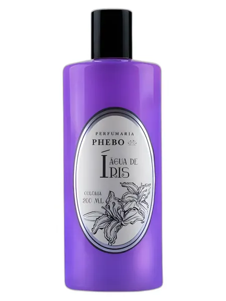 Frasco del perfume Phebo Agua de Iris unisex