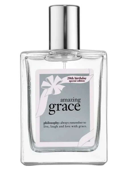Frasco del perfume Philosophy Amazing Grace 20th Birthday Special Edition