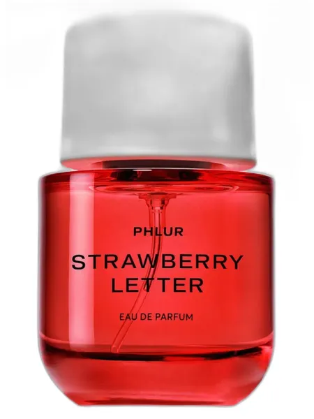 Frasco del perfume Phlur Strawberry Letter Eau de Parfum