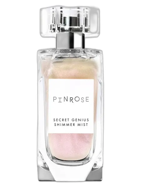 Frasco del perfume Pinrose Secret Genius Shimmer Mist