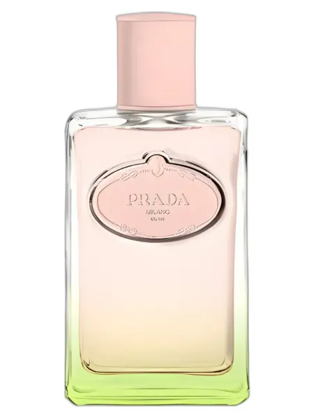 Frasco del perfume Prada Infusion d'Iris L'Eau d'Iris Eau de Parfum