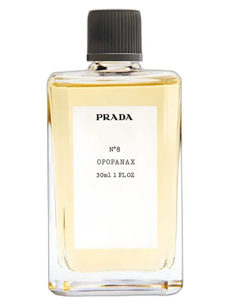 Frasco del perfume Prada No8 Opopanax unisex