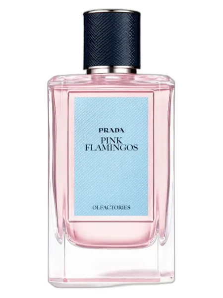 Frasco del perfume Prada Pink Flamingos unisex Eau de Parfum