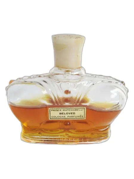 Frasco del perfume Prince Matchabelli Beloved Cologne Parfumee Eau de Parfum