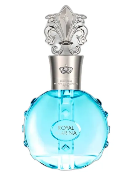 Frasco del perfume Princesse Marina De Bourbon Royal Marina Turquoise Eau de Parfum