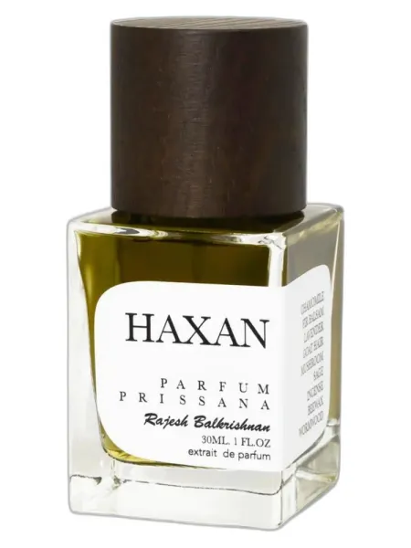 Frasco del perfume Prissana Haxan unisex