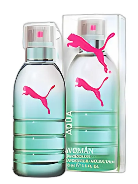 Frasco del perfume Puma Aqua Woman