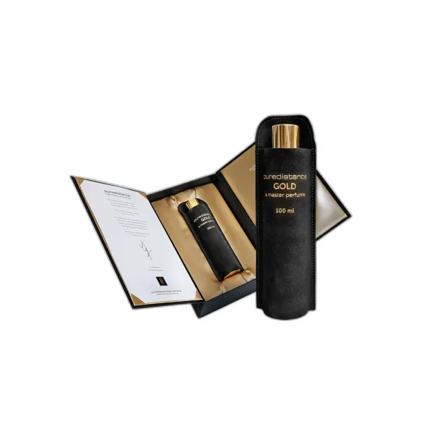 Frasco del perfume Puredistance Gold