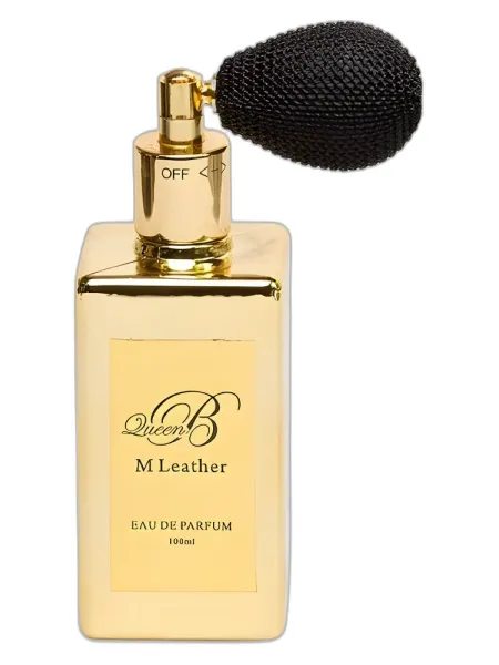 Frasco del perfume Queen B M Leather unisex