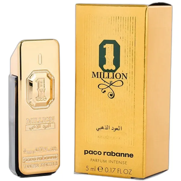 Frasco del perfume Rabanne 1 Million Golden Oud Eau de Parfum