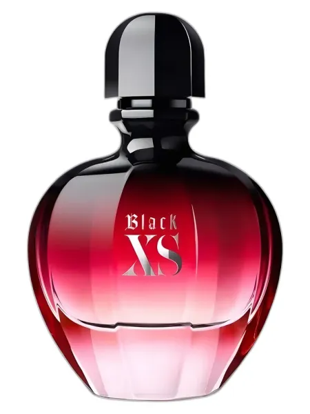 Frasco del perfume Rabanne Black XS for Her Eau de Parfum Paco Eau de Parfum
