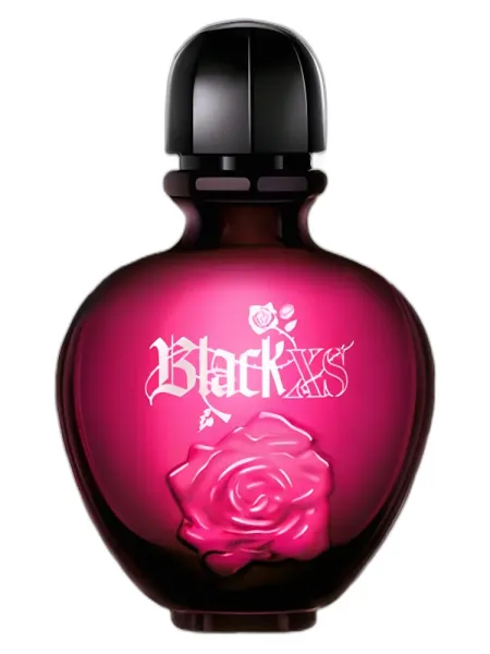 Frasco del perfume Rabanne Black XS for Her Paco