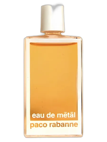 Frasco del perfume Rabanne Eau de Metal Paco