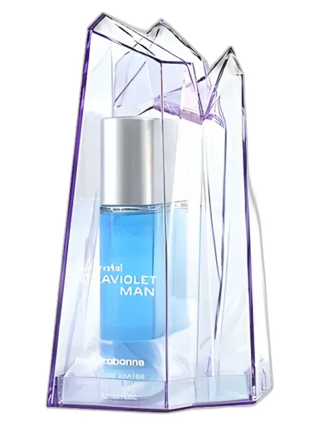 Rabanne Ultraviolet Liquid Crystal Man Paco perfume bottle