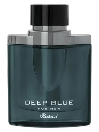 Frasco del perfume Rasasi Deep Blue
