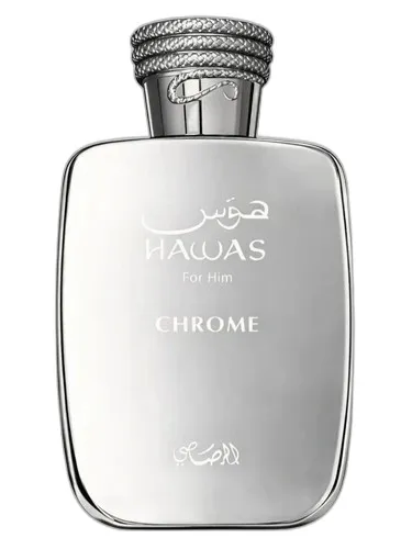 Frasco del perfume Rasasi Hawas Chrome