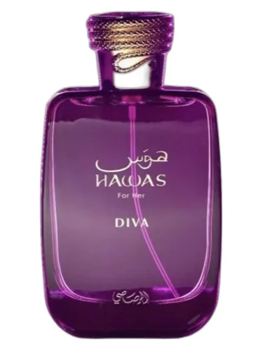 Frasco del perfume Rasasi Hawas Diva