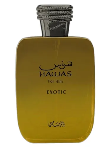 Frasco del perfume Rasasi Hawas Exotic