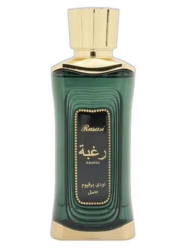 Frasco del perfume Rasasi Raghba