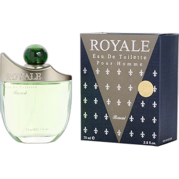 Frasco del perfume Rasasi Royale Eau de Toilette