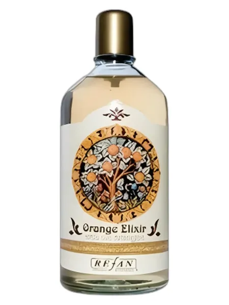 Frasco do perfume Refan Orange Elixir unisex