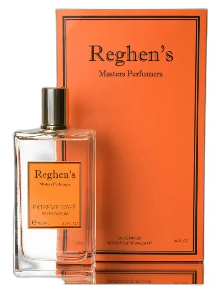 Frasco del perfume Reghen's Masters Perfumers Extreme Cafe unisex Eau de Parfum