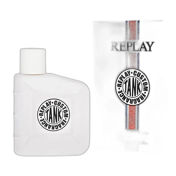 Frasco del perfume Replay Tank Custom Eau de Toilette