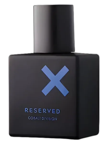 Frasco del perfume Reserved Cobalt Division