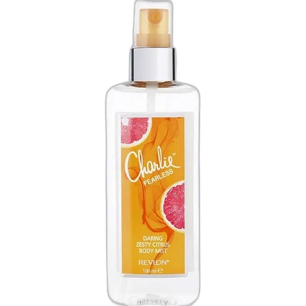 Frasco del perfume Revlon Charlie Fearless Daring Zesty Citrus