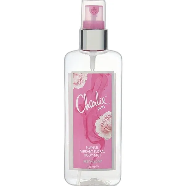 Frasco del perfume Revlon Charlie Fun Playful Vibrant Floral