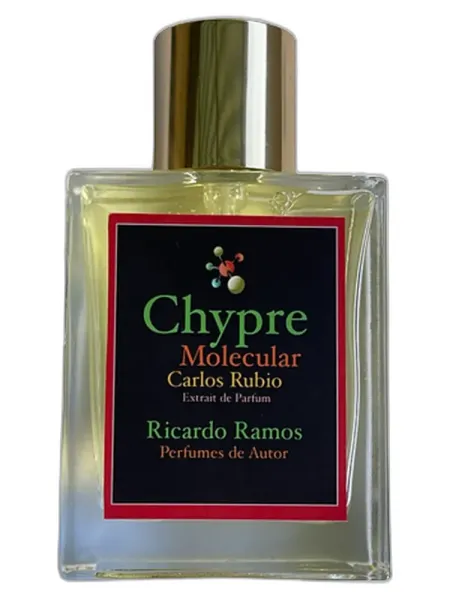 Frasco del perfume Ricardo Ramos Perfumes de Autor Chypre Molecular unisex