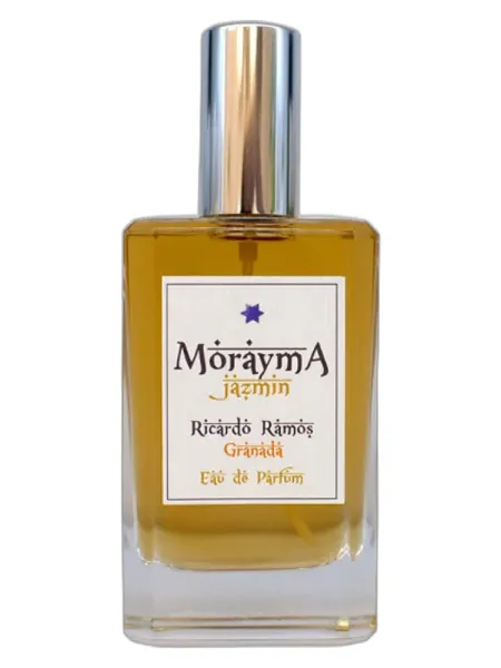Frasco del perfume Ricardo Ramos Perfumes de Autor Morayma Jazmin