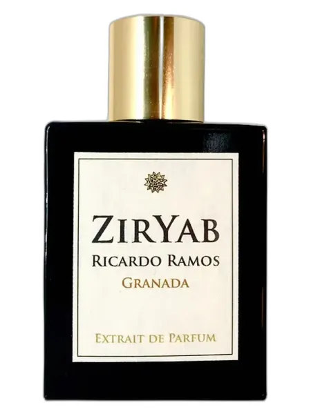 Frasco del perfume Ricardo Ramos Perfumes de Autor ZirYab Extrait