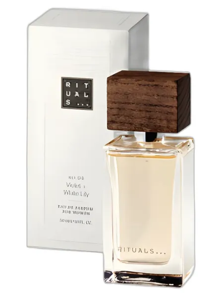 Frasco del perfume Rituals No. 04 Violet & White Lily