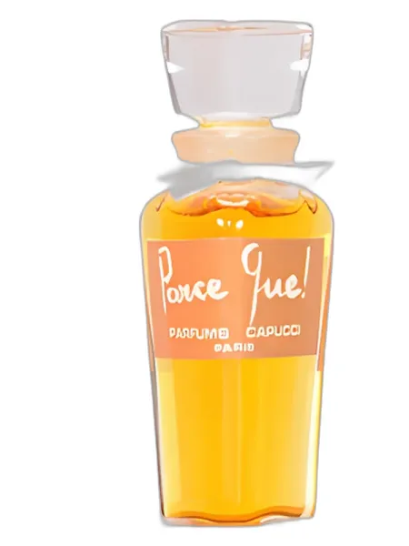 Frasco del perfume Roberto Capucci Parce Que!