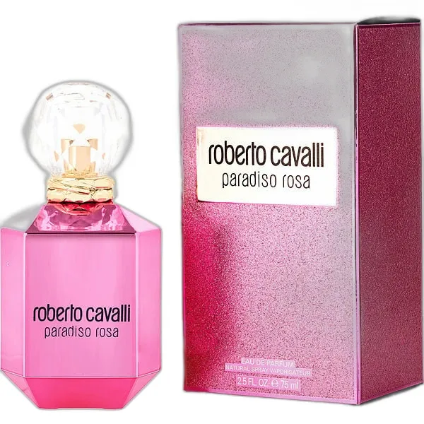 Frasco del perfume Roberto Cavalli Paradiso Rosa Eau de Parfum