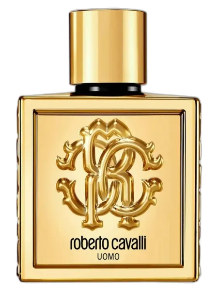 Frasco del perfume Roberto Cavalli Uomo Golden Anniversary