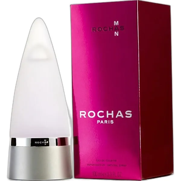 Frasco del perfume Rochas Man Eau de Toilette