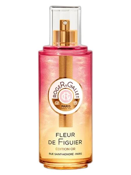 Frasco del perfume Roger & Gallet Fleur de Figuier Edition Or