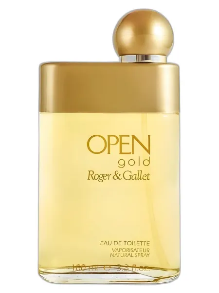 Frasco del perfume Roger & Gallet Open Gold Eau de Cologne