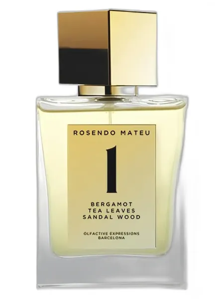Frasco del perfume Rosendo Mateu Olfactive Expressions NO 1 Bergamot, Tea Leaves, Sandal Wood unisex Eau de Parfum