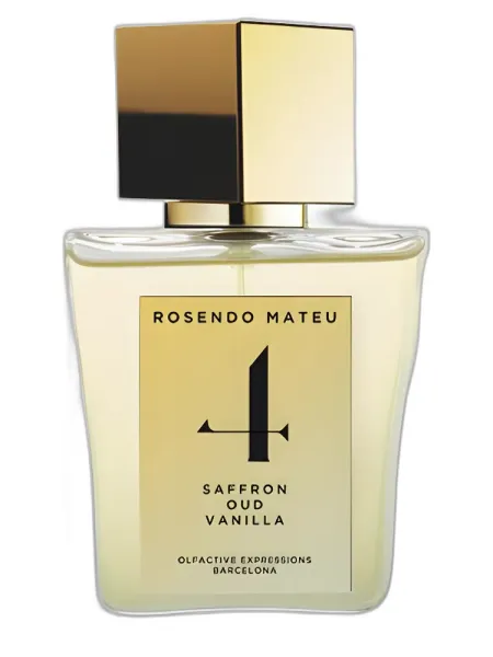 Frasco del perfume Rosendo Mateu Olfactive Expressions NO 4 Saffron, Oud, Vanilla unisex