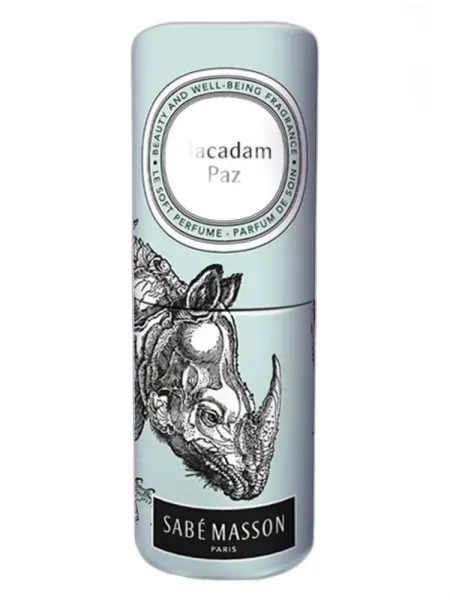Frasco del perfume Sabe Masson Macadam Paz