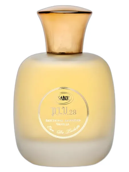 Frasco del perfume Sabon PLV 28 Patchouli Lavender Vanilla unisex